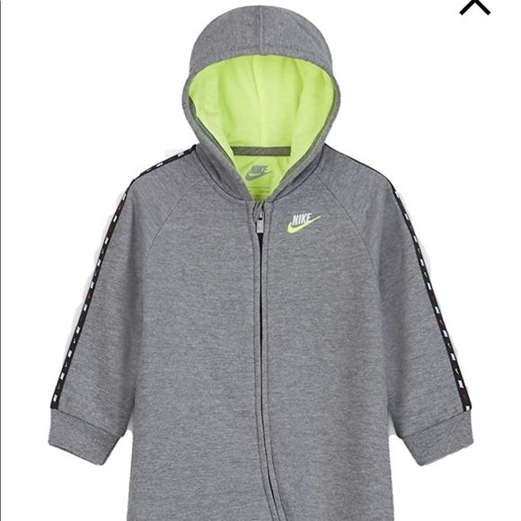 Nike Baby Boys Full Zip Swoosh Coverall - Picture 1 of 4